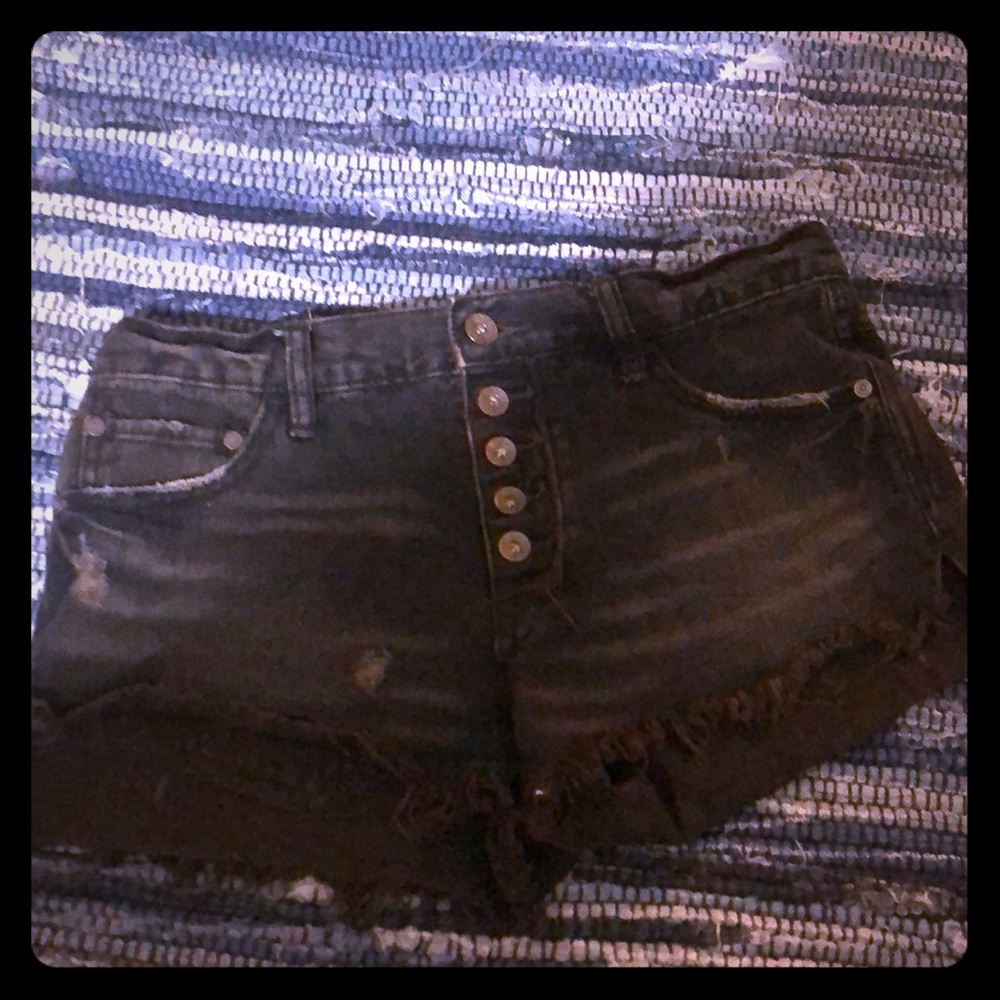 Free people jean shorts